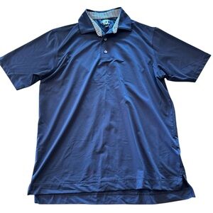FootJoy Navy Blue Short Sleeve Golf Polo Shirt M